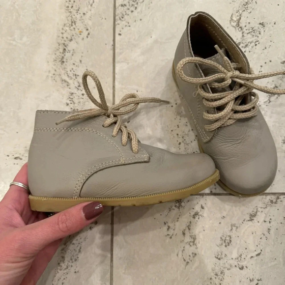 The Humble Soles Leather Grey Chukka Lace-Up Boots - Picture 8 of 8